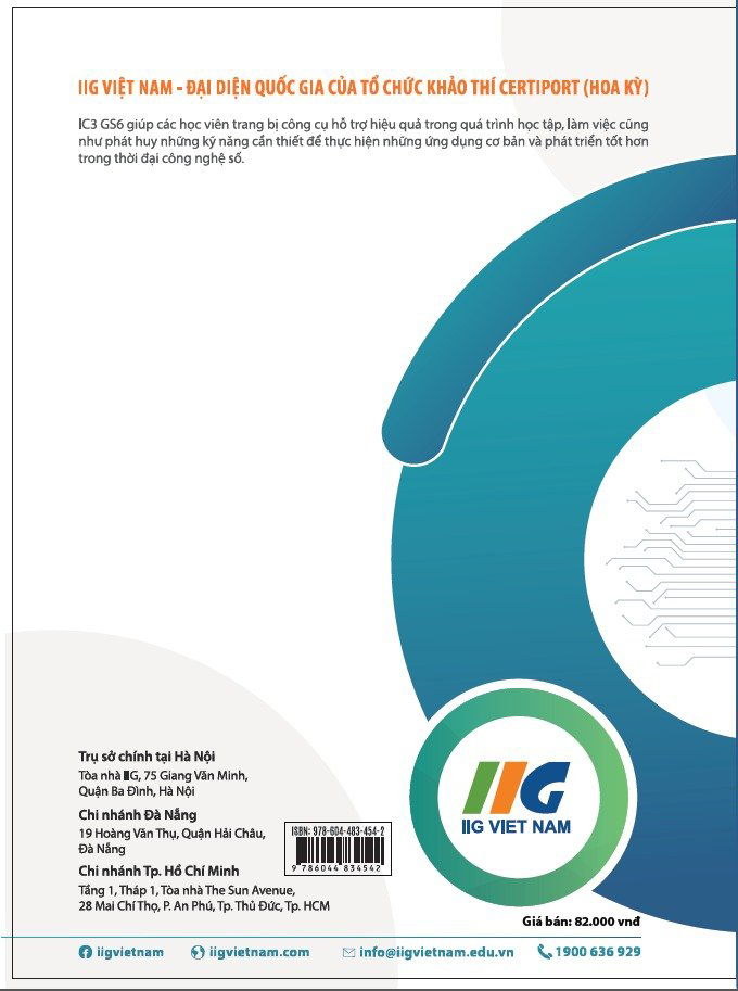 Bo
						
										
										Tang Cuong Tin Hoc Quoc Te - IC3-GS6 Level 2 - Digital Literacy (Tai Ban 2024)