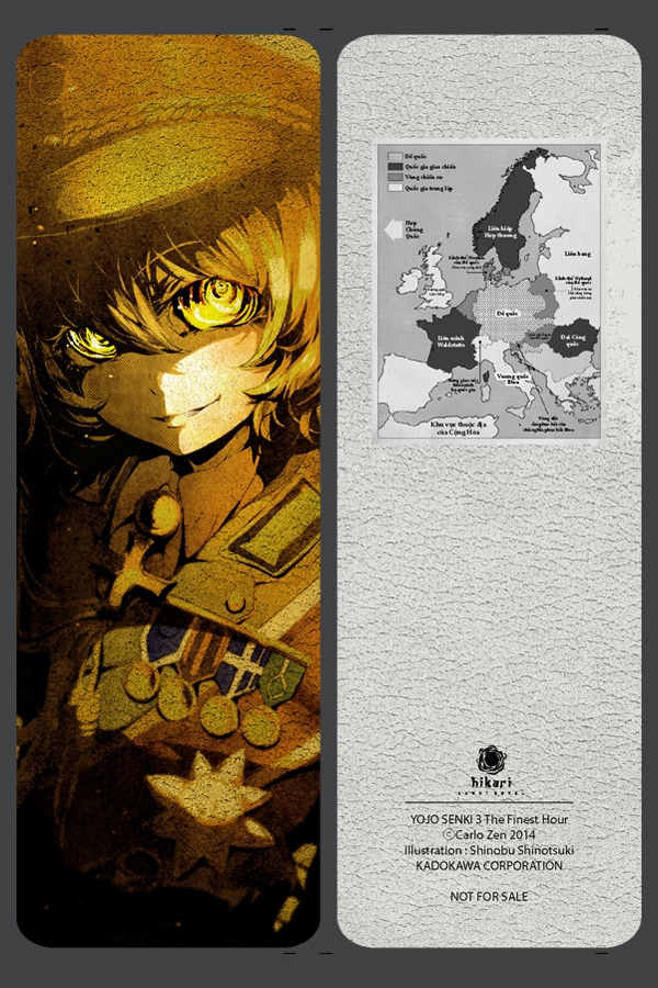 bộ tanya chiến ký 3: the finest hour - tặng kèm bookmark