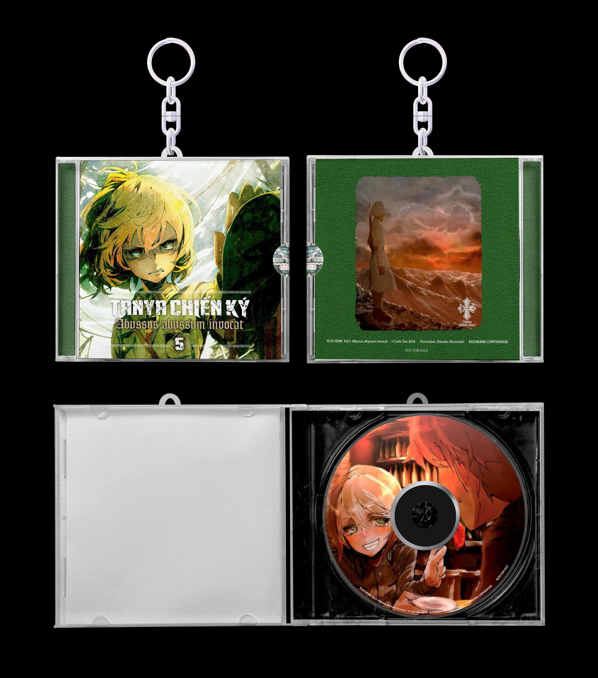 Bo
						
										
										Tanya Chien Ky - Tap 5 - Abyssus Abyssum Invocate - Tang Kem Bookmark + Moc Khoa CD