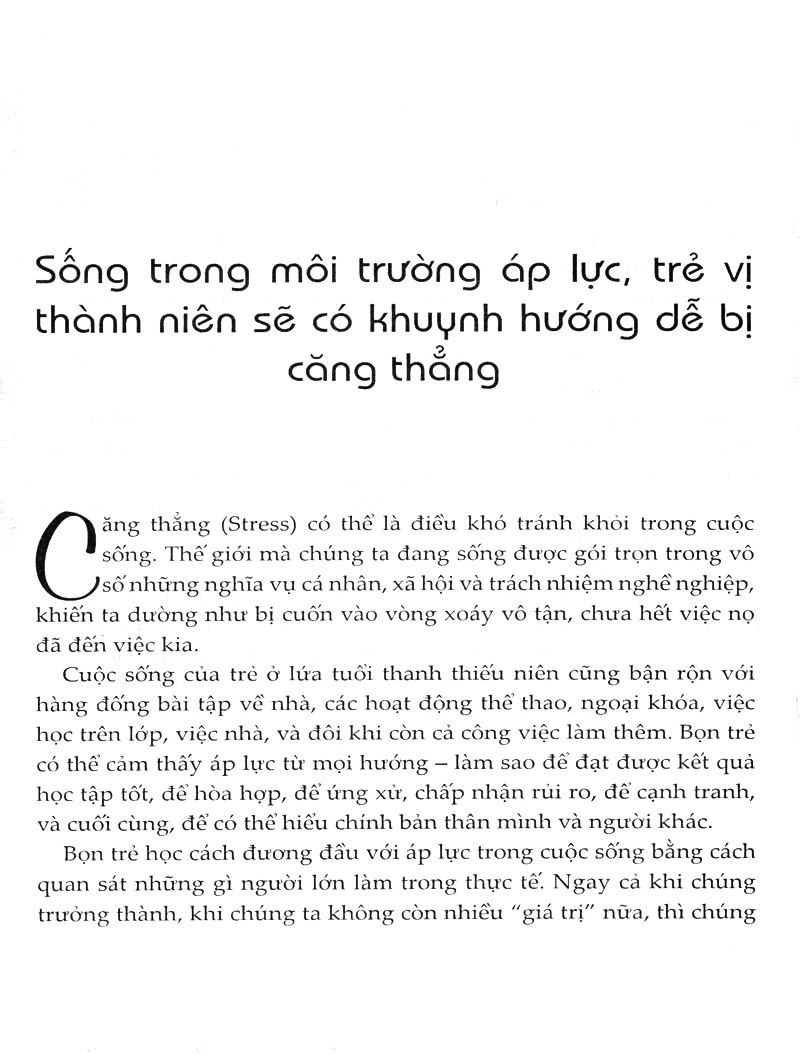 bộ tạo lập môi trường sống định hình nhân cách vị thành niên - tập 1