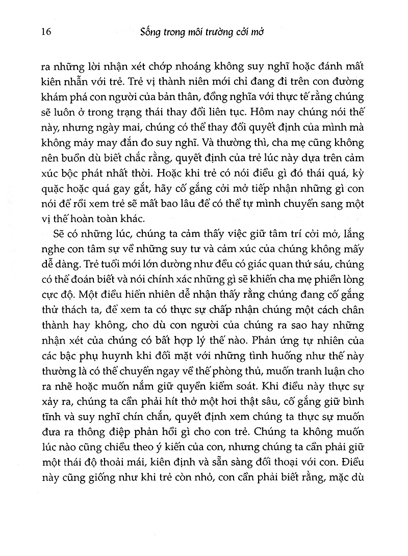 bộ tạo lập môi trường sống định hình nhân cách vị thành niên - tập 2