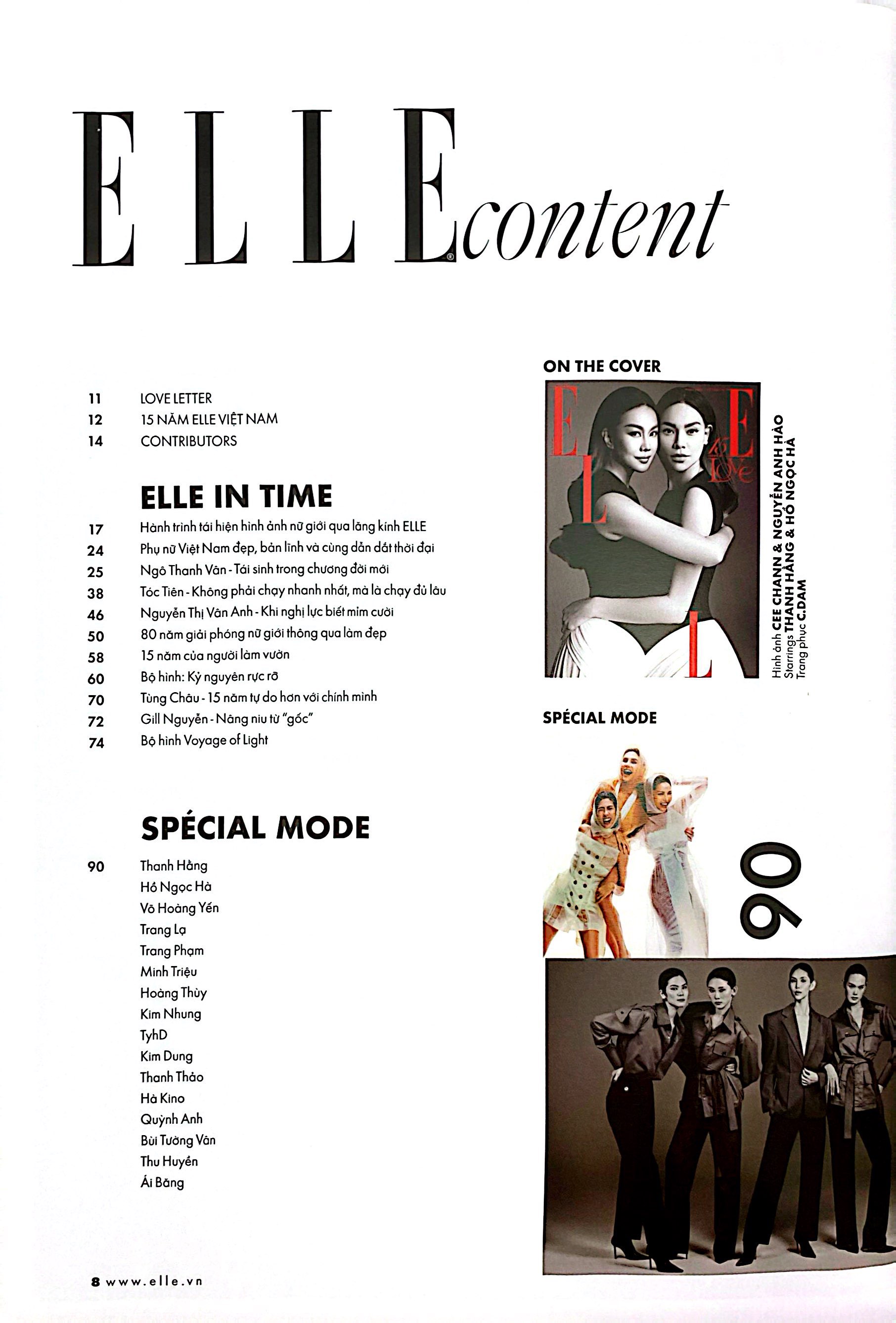 Bo
						
										
										Tap Chi Phai Dep Elle - 15 Years Of Love 2025 - Bia Ngo Thanh Van Va Gao