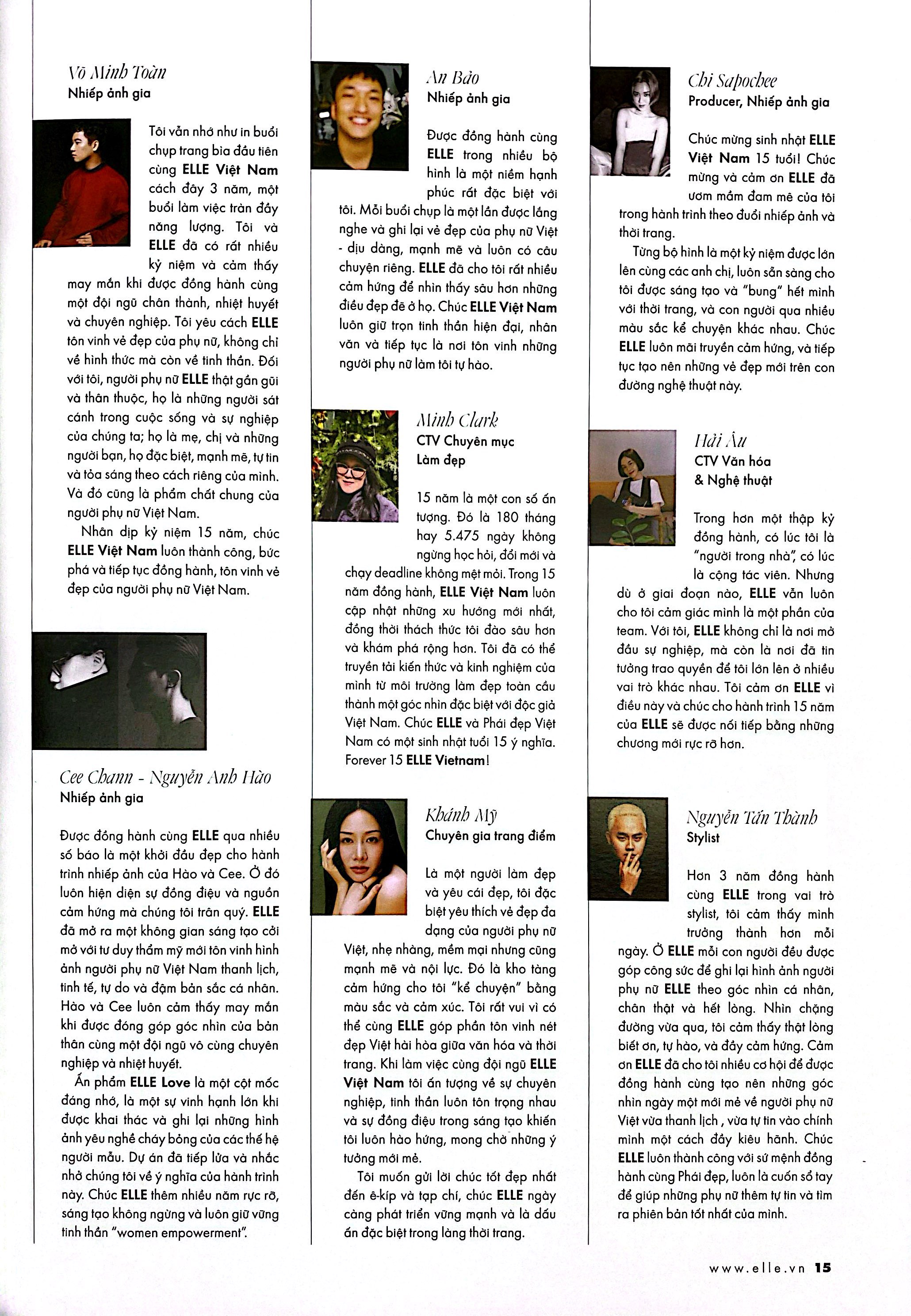 Bo
						
										
										Tap Chi Phai Dep Elle - 15 Years Of Love 2025 - Bia Ngo Thanh Van Va Gao