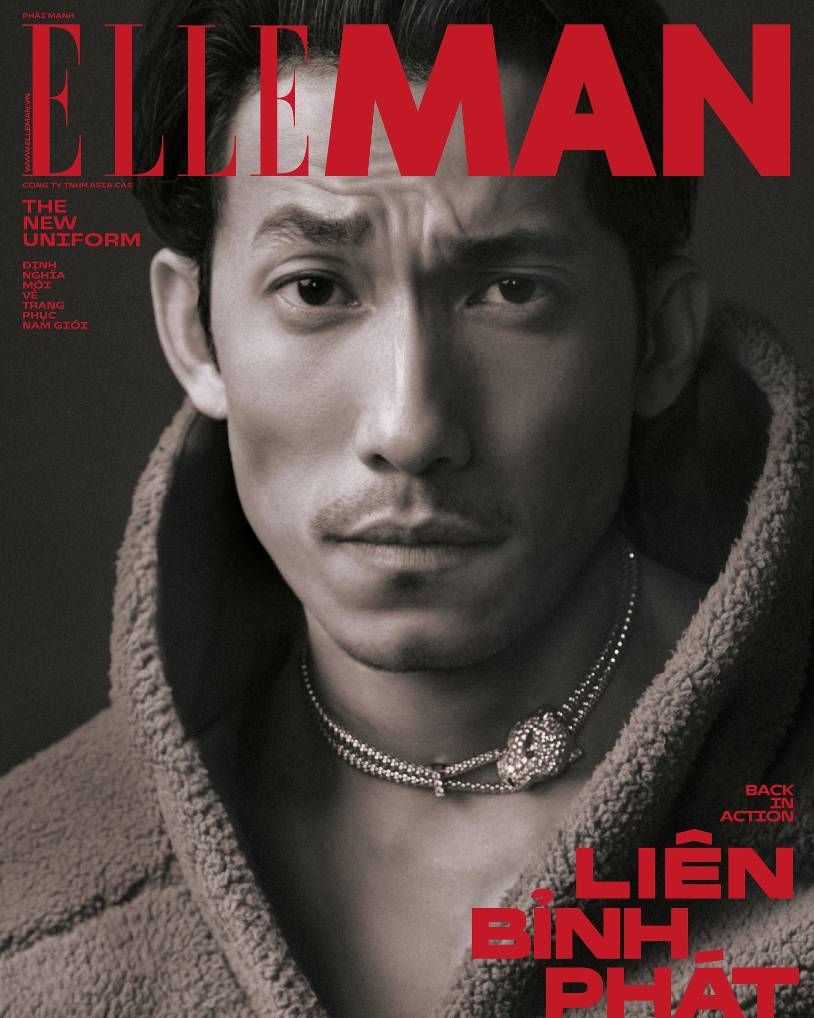 Bo
						
										
										Tap Chi Phai Manh Elle Man Thang 4/2025 - The New Uniform - Bia 4 - Lien Binh Phat