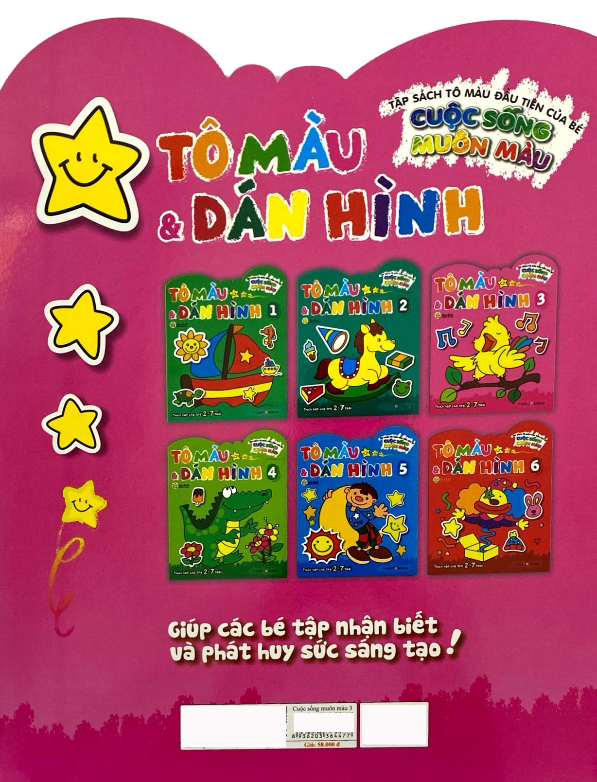 Bo
						
										
										Tap Sach To Mau Dau Tien Cua Be - Cuoc Song Muon Mau - To Mau Va Dan Hinh - Tap 3