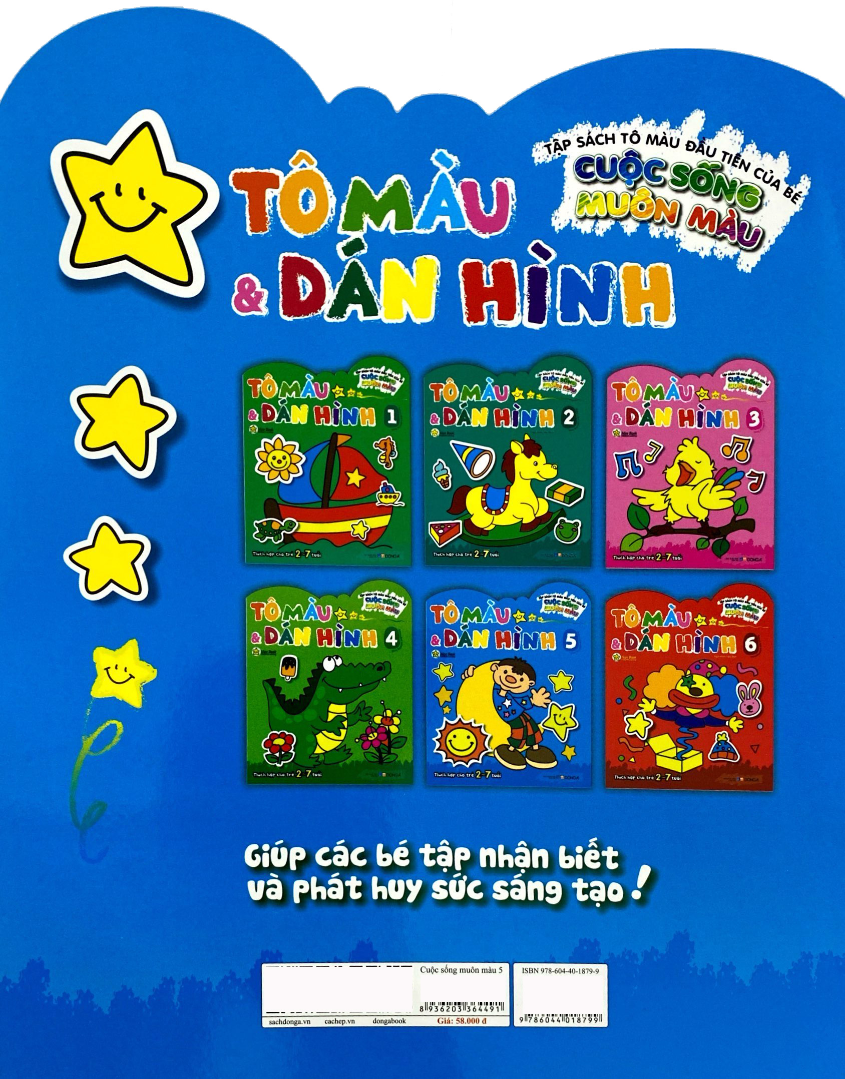 Bo
						
										
										Tap Sach To Mau Dau Tien Cua Be - Cuoc Song Muon Mau - To Mau Va Dan Hinh - Tap 5