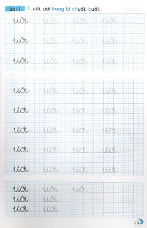 bộ tập tô chữ - ghép vần 2 (dành cho bé chuẩn bị vào lớp 1)