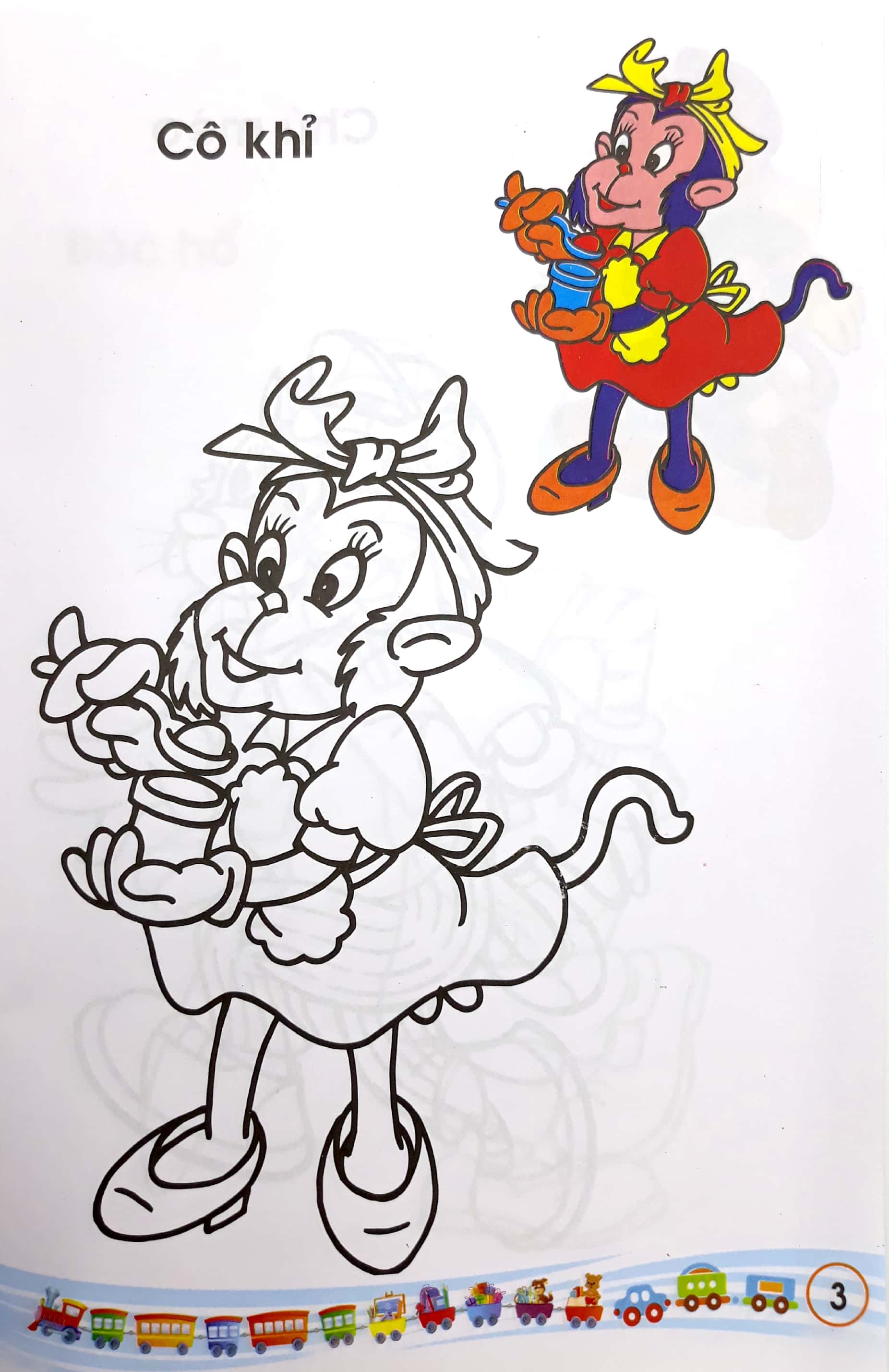 bộ tập tô màu các loài thú 2