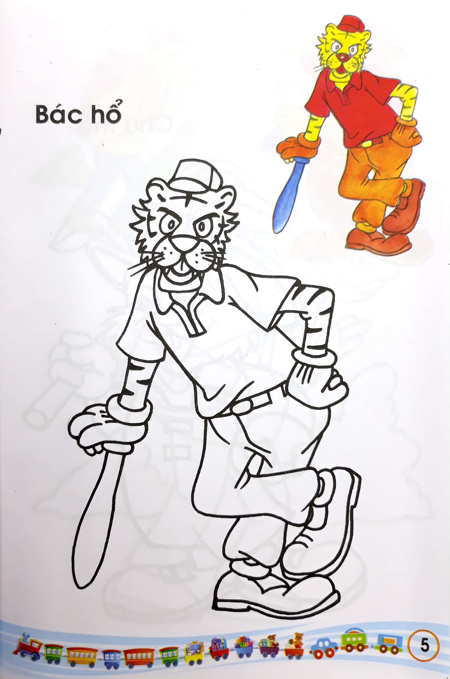 bộ tập tô màu các loài thú 2