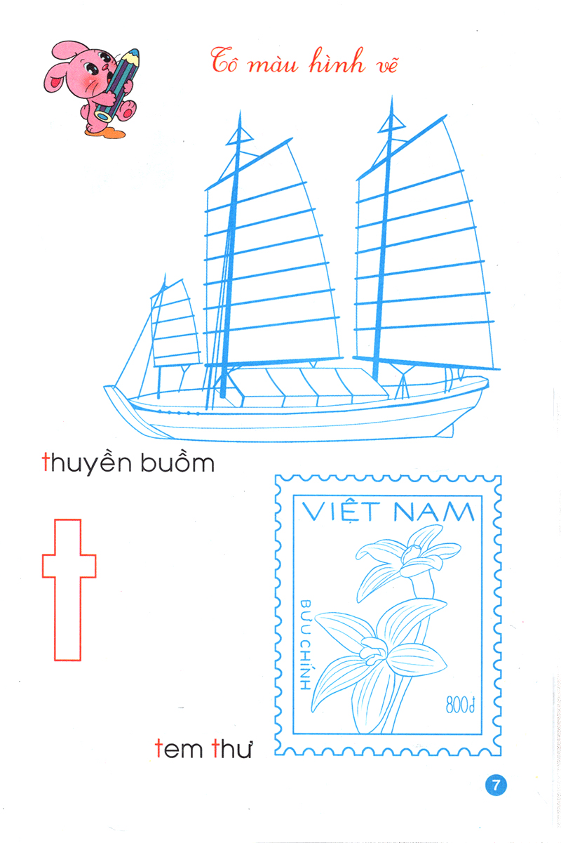 bộ tập tô mẫu giáo - chữ cái - quyển 3 (dành cho 4-5 tuổi)