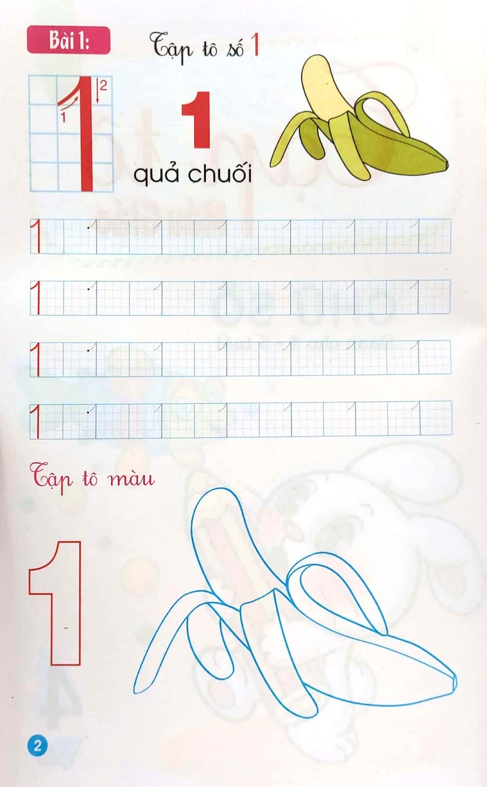 bộ tập tô mẫu giáo: chữ số (dành cho 4 - 5 tuổi) - tập 4