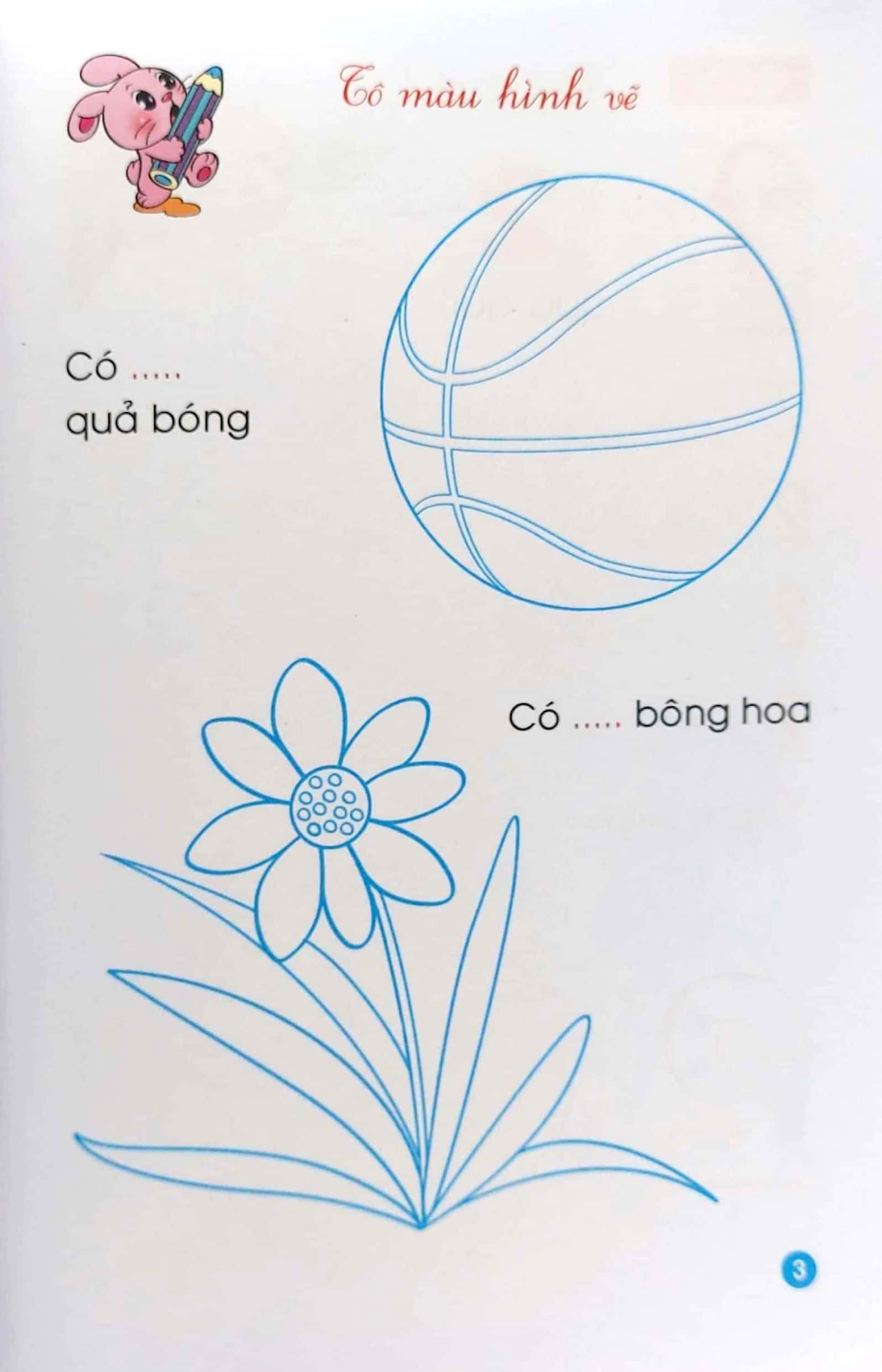 bộ tập tô mẫu giáo: chữ số (dành cho 4 - 5 tuổi) - tập 4