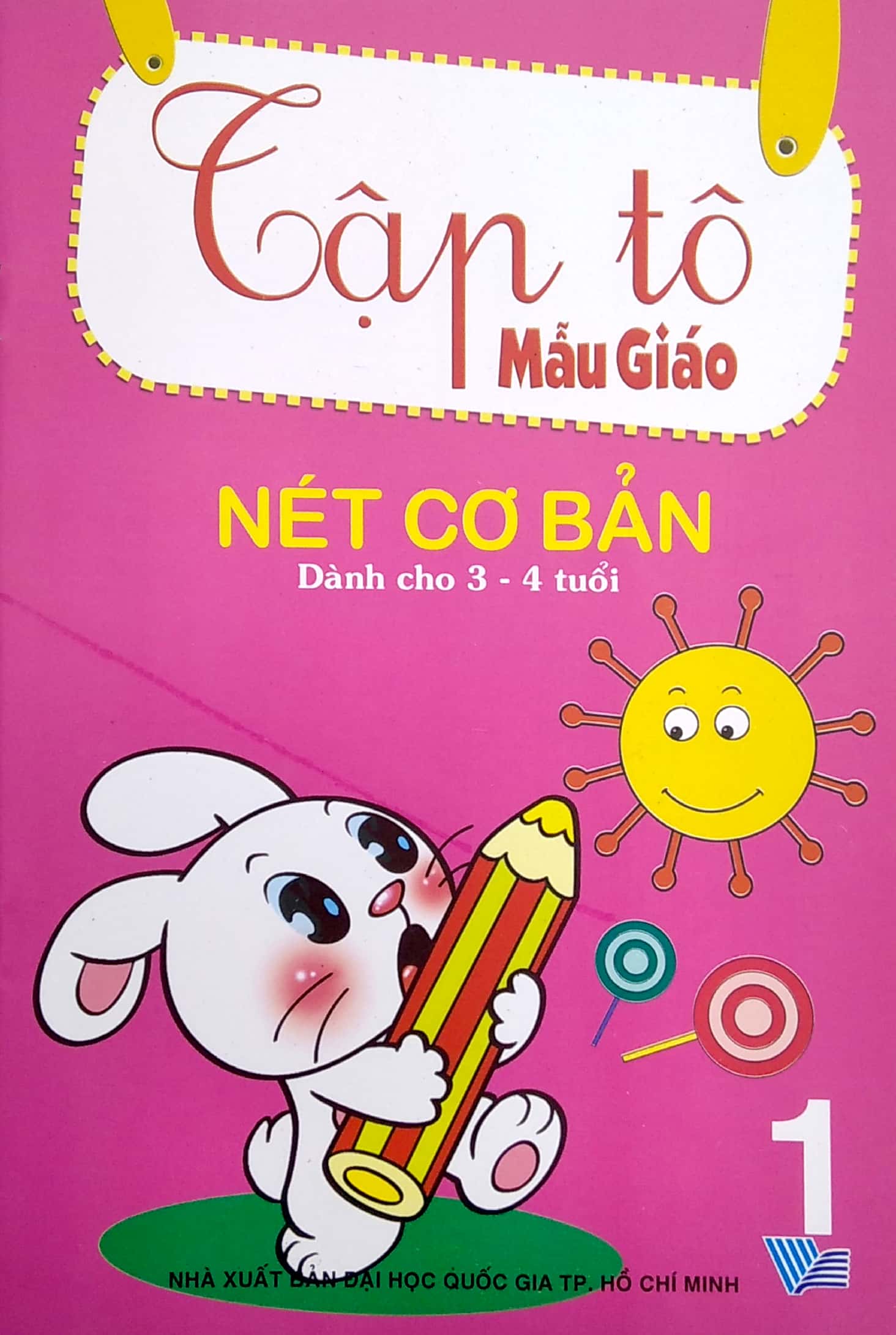 bộ tập tô mẫu giáo - nét cơ bản 1 (dành cho 3-4 tuổi)
