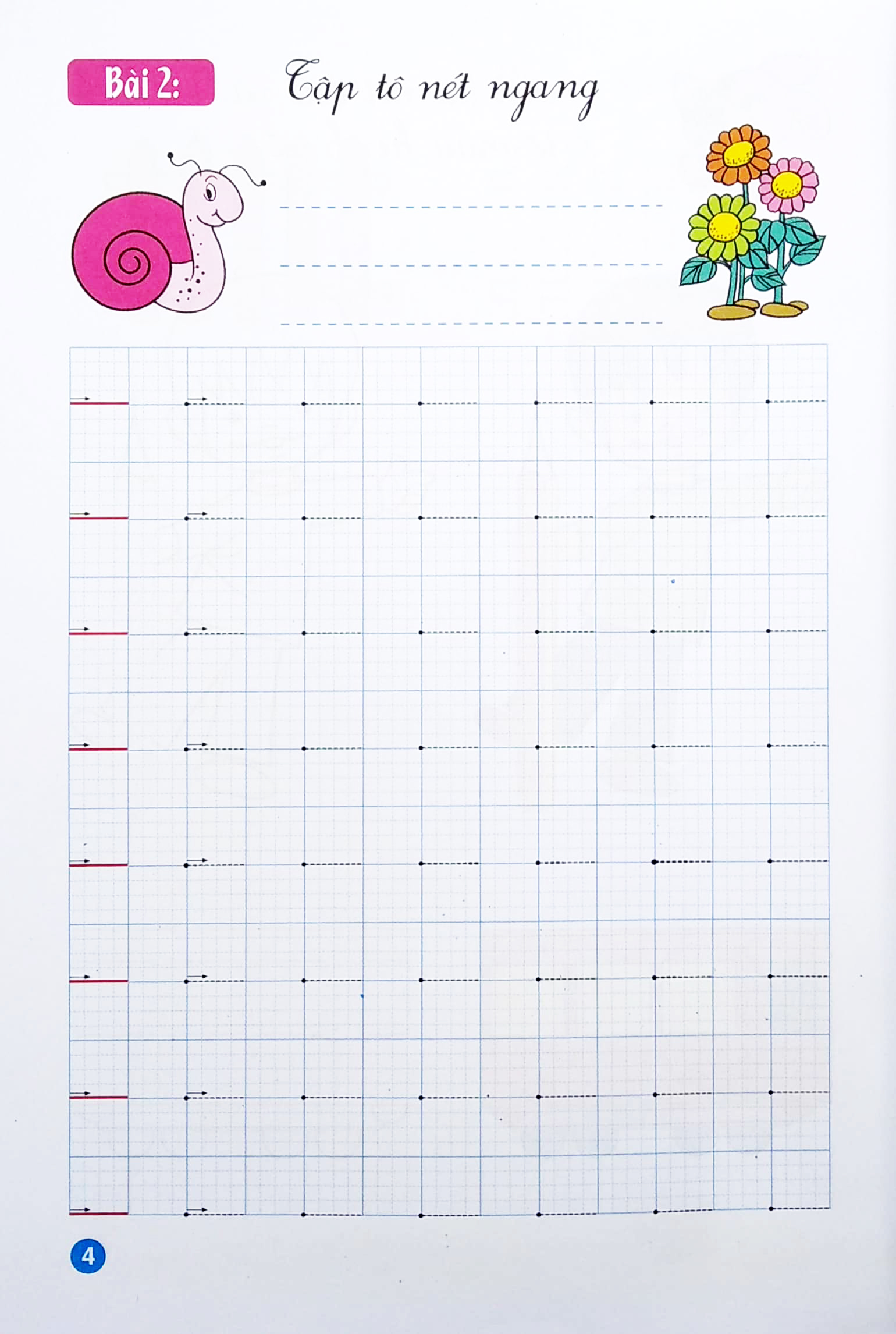 bộ tập tô mẫu giáo - nét cơ bản 1 (dành cho 3-4 tuổi)