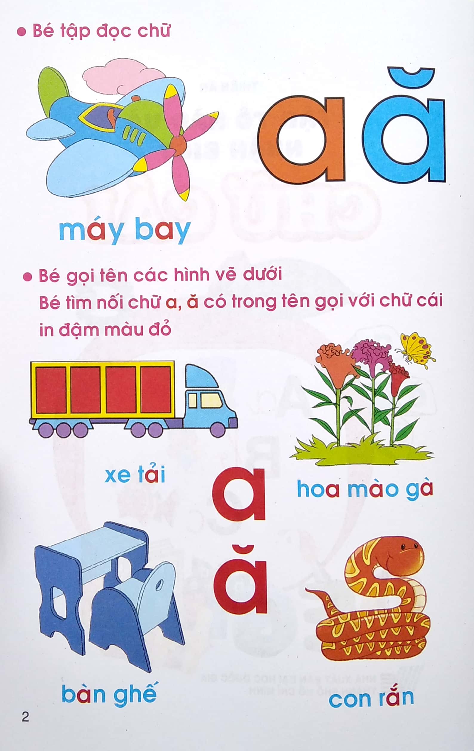 bộ tập tô màu và nhận biết chữ cái - tập 1 (2020)