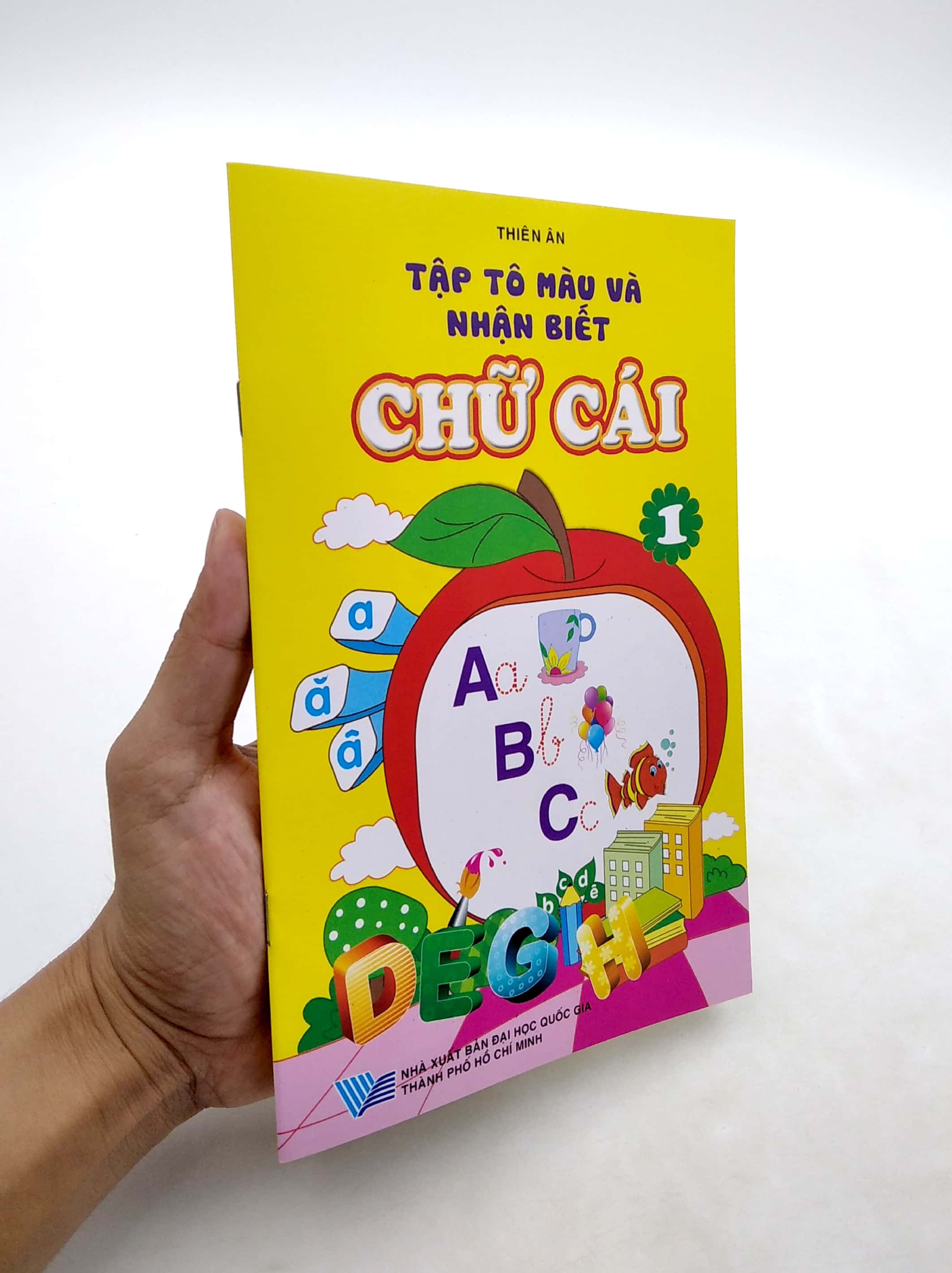 bộ tập tô màu và nhận biết chữ cái - tập 1 (2020)
