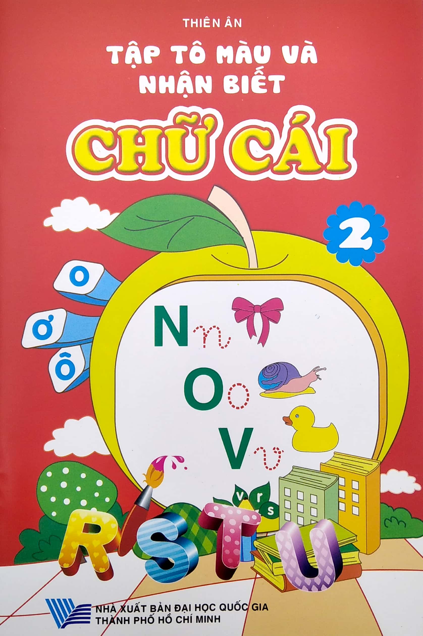 bộ tập tô màu và nhận biết chữ cái - tập 2