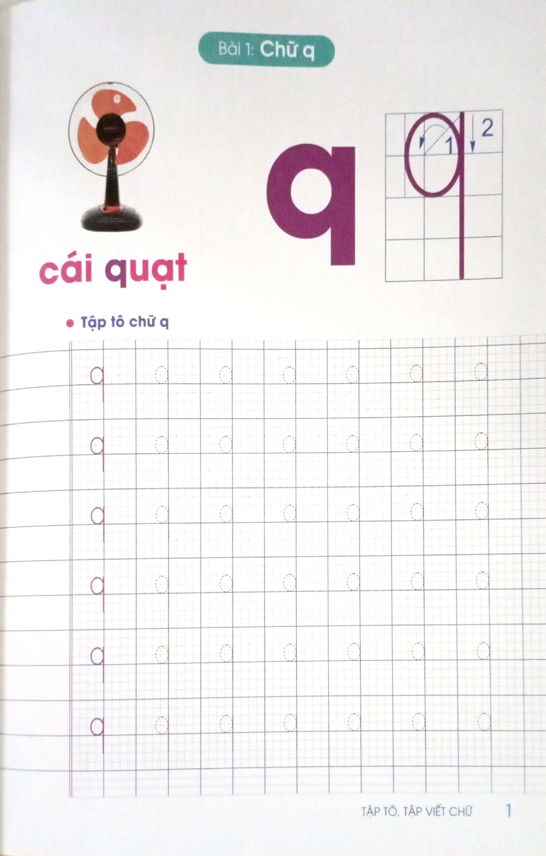 Bộ Tập Tô Tập Viết Chữ - Hành Trang Cho Bé Vào Lớp 1 - Quyển 2