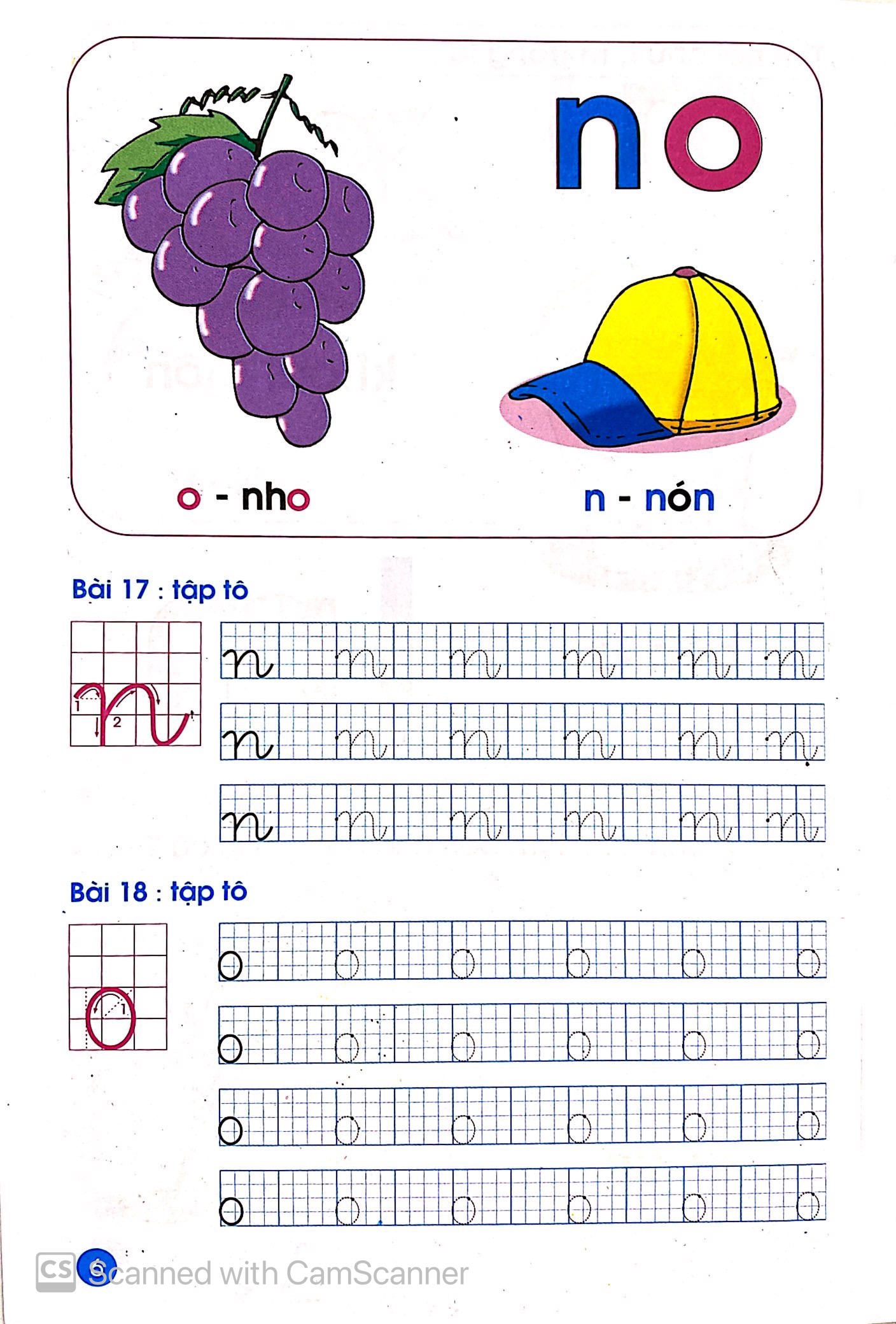 bộ tập tô - tập viết - tập đọc - tập 2