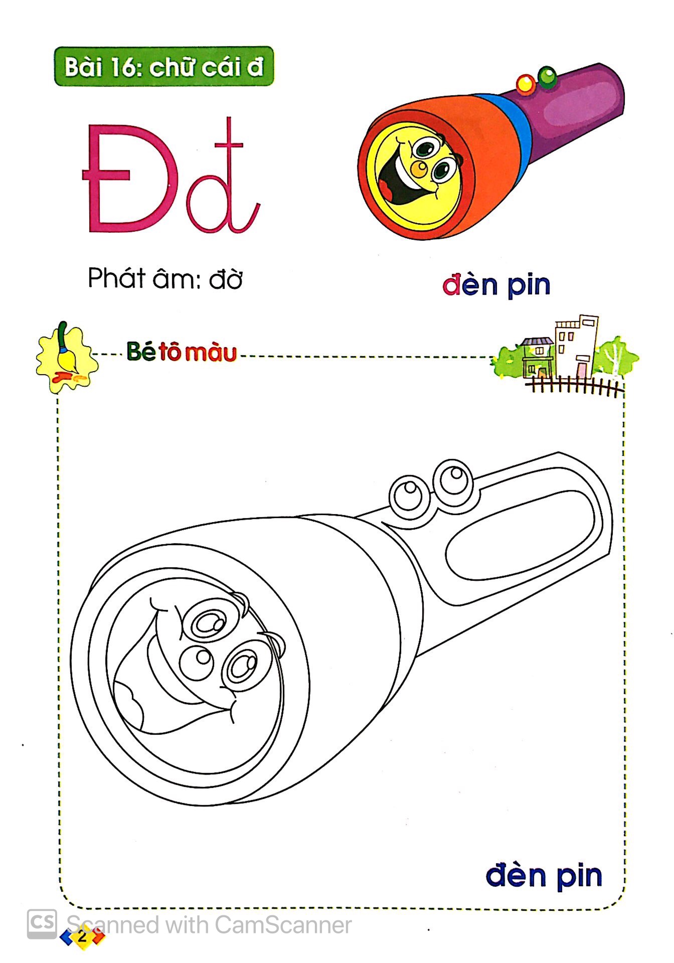 bộ tập tô và làm quen với chữ cái (tập 2)
