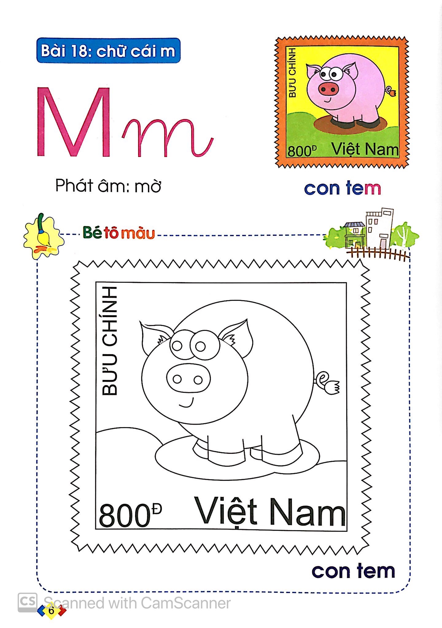 bộ tập tô và làm quen với chữ cái (tập 2)