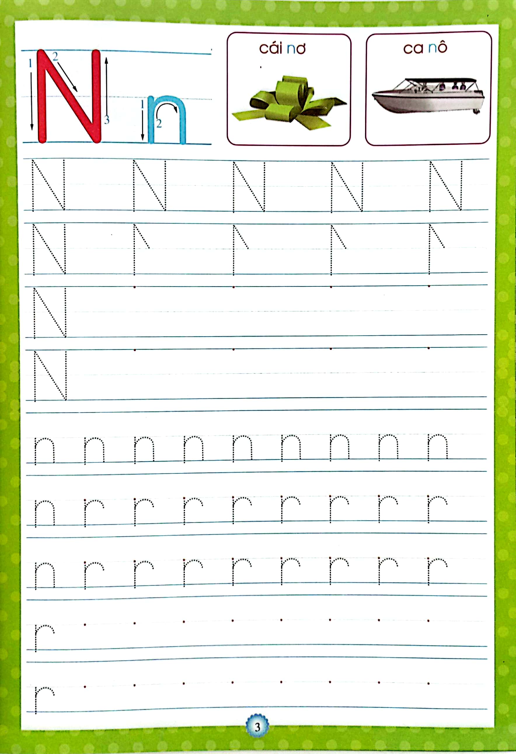 bộ tập viết chữ cái có mẫu chữ - quyển 2 (dành cho bé 4-6 tuổi)