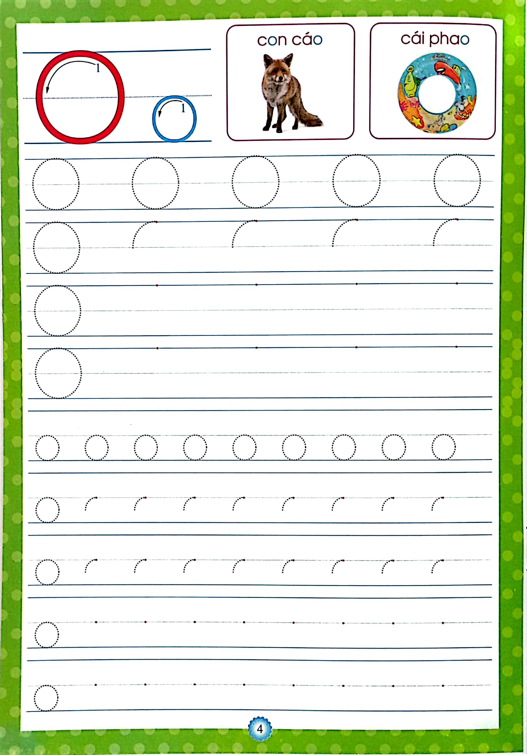 bộ tập viết chữ cái có mẫu chữ - quyển 2 (dành cho bé 4-6 tuổi)