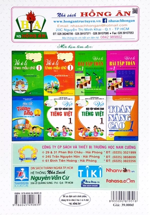 bộ tập viết tiếng anh 1 (biên soạn theo bộ sách family and friends 1)