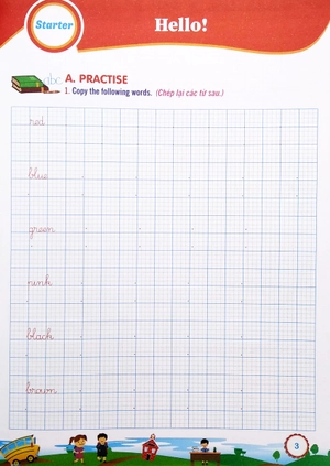 bộ tập viết tiếng anh 3 (biên soạn theo bộ sách family and friends 3)