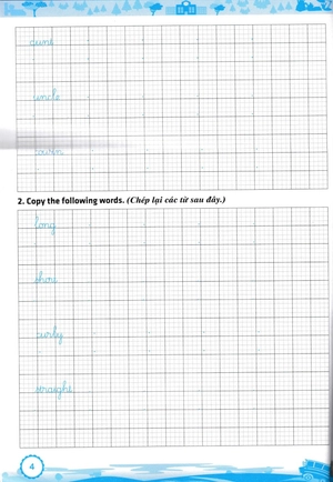 bộ tập viết tiếng anh 4 (biên soạn theo bộ sách family and friends 4 national edition)