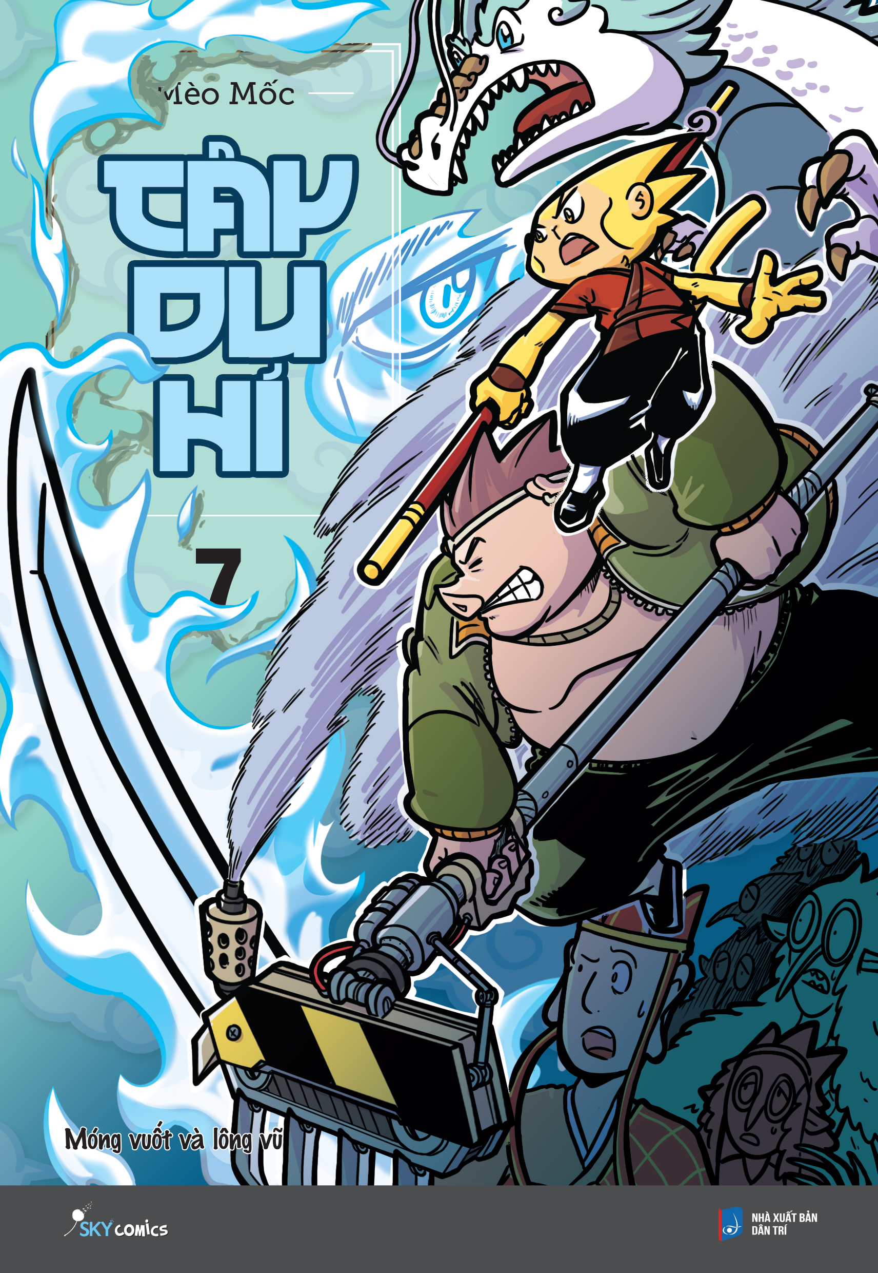 bộ tây du hí - tập 7 - móng vuốt và lông vũ - tặng kèm 2 thẻ nhân vật + 1 postcard kỷ niệm 10 năm tây du hí