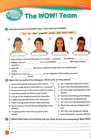 bộ team together activity book level 5