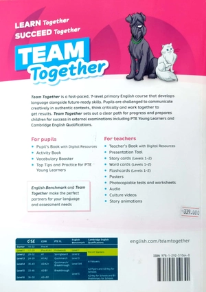 bộ team together pupil's book with digital resources pack level 1