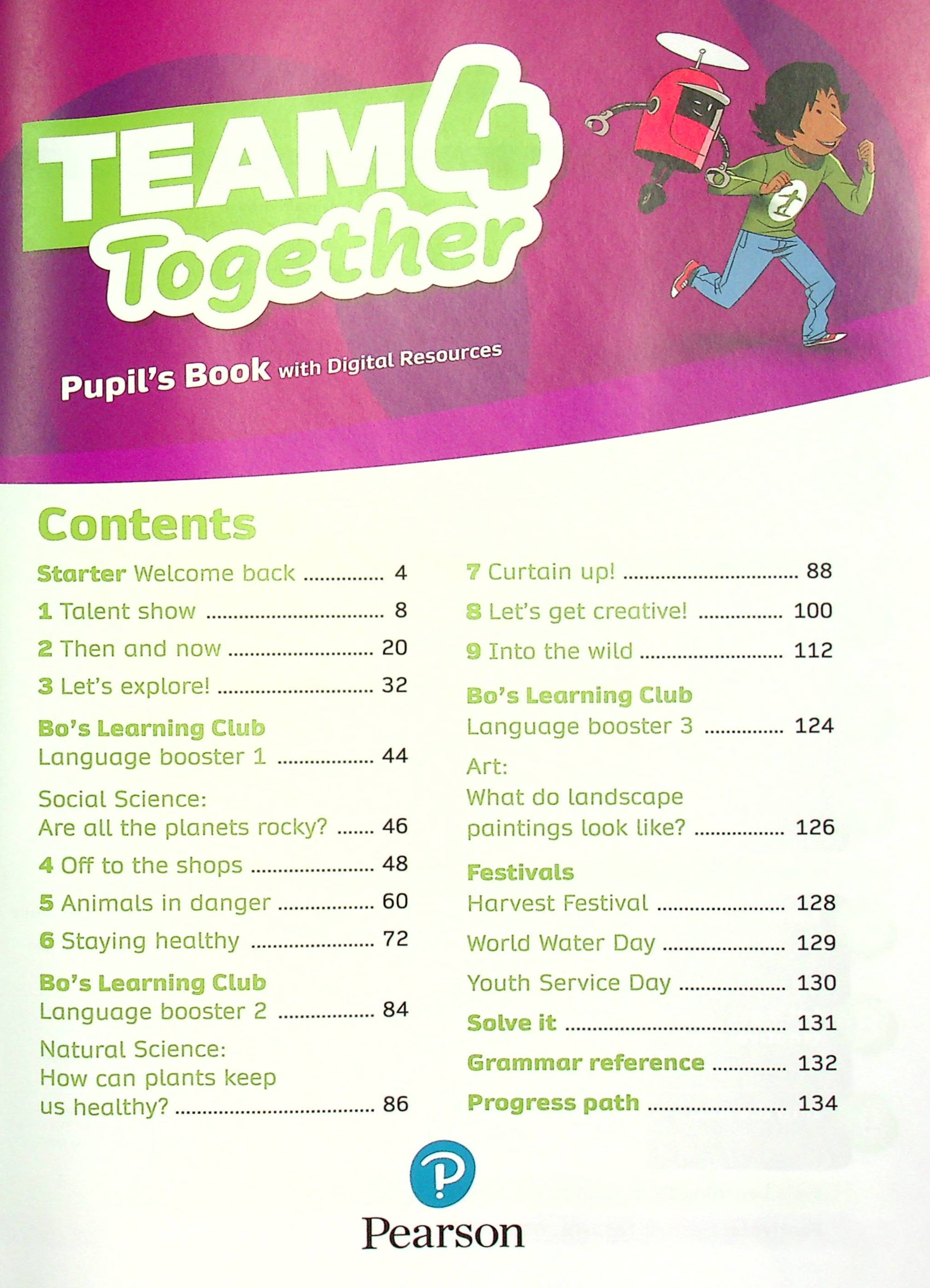 bộ team together pupil's book with digital resources pack level 4