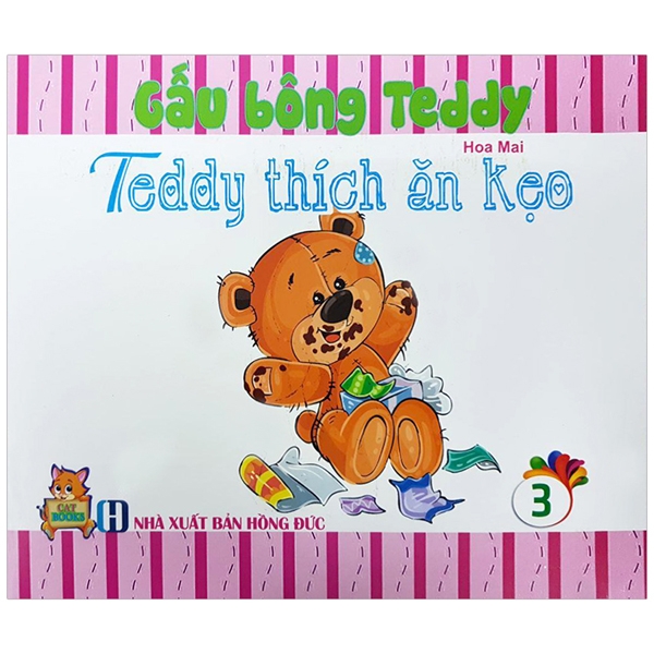 bộ teddy thích ăn kẹo - gấu bông teddy - tập 3