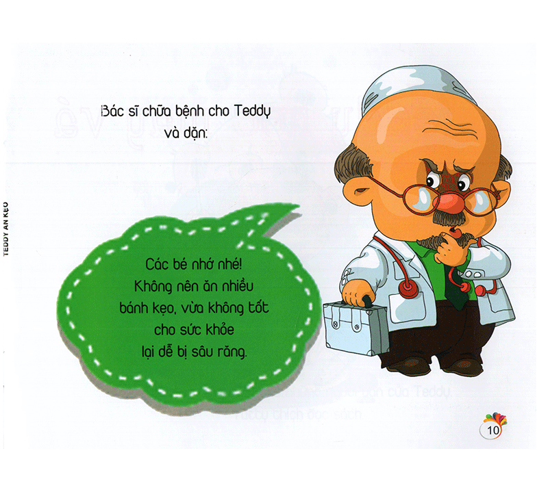 bộ teddy thích ăn kẹo - gấu bông teddy - tập 3