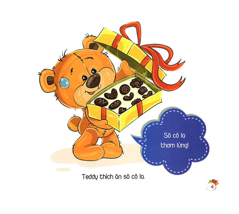 bộ teddy thích ăn kẹo - gấu bông teddy - tập 3