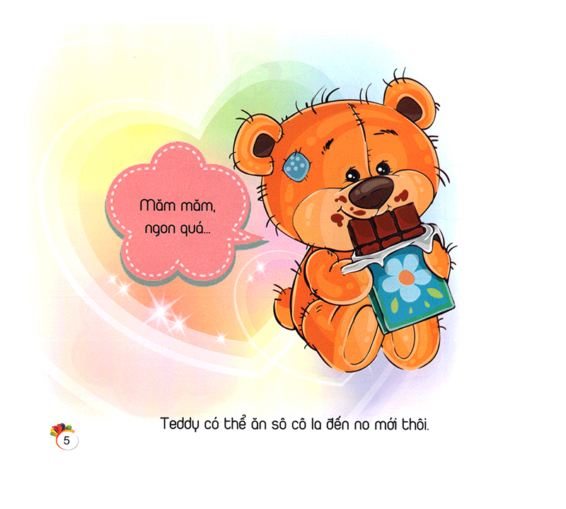 bộ teddy thích ăn kẹo - gấu bông teddy - tập 3