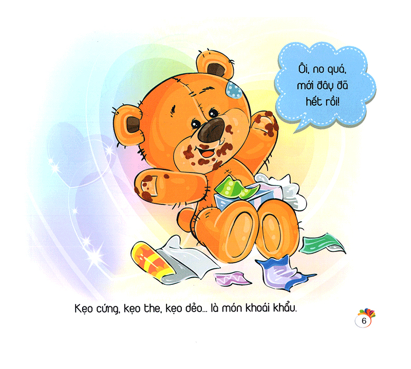 bộ teddy thích ăn kẹo - gấu bông teddy - tập 3