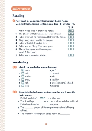 bộ teen eli readers - robin hood - stage 3 b1 - downloadable audio files