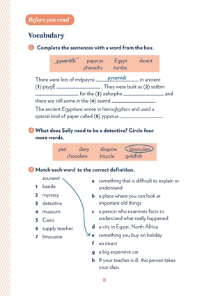 bộ teen eli readers - the egyptian souvenir - stage 2 a2 - downloadable multimedia files