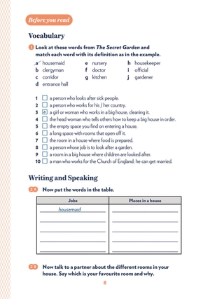 bộ teen eli readers - the secret garden - stage 2 a2 - downloadable audio files