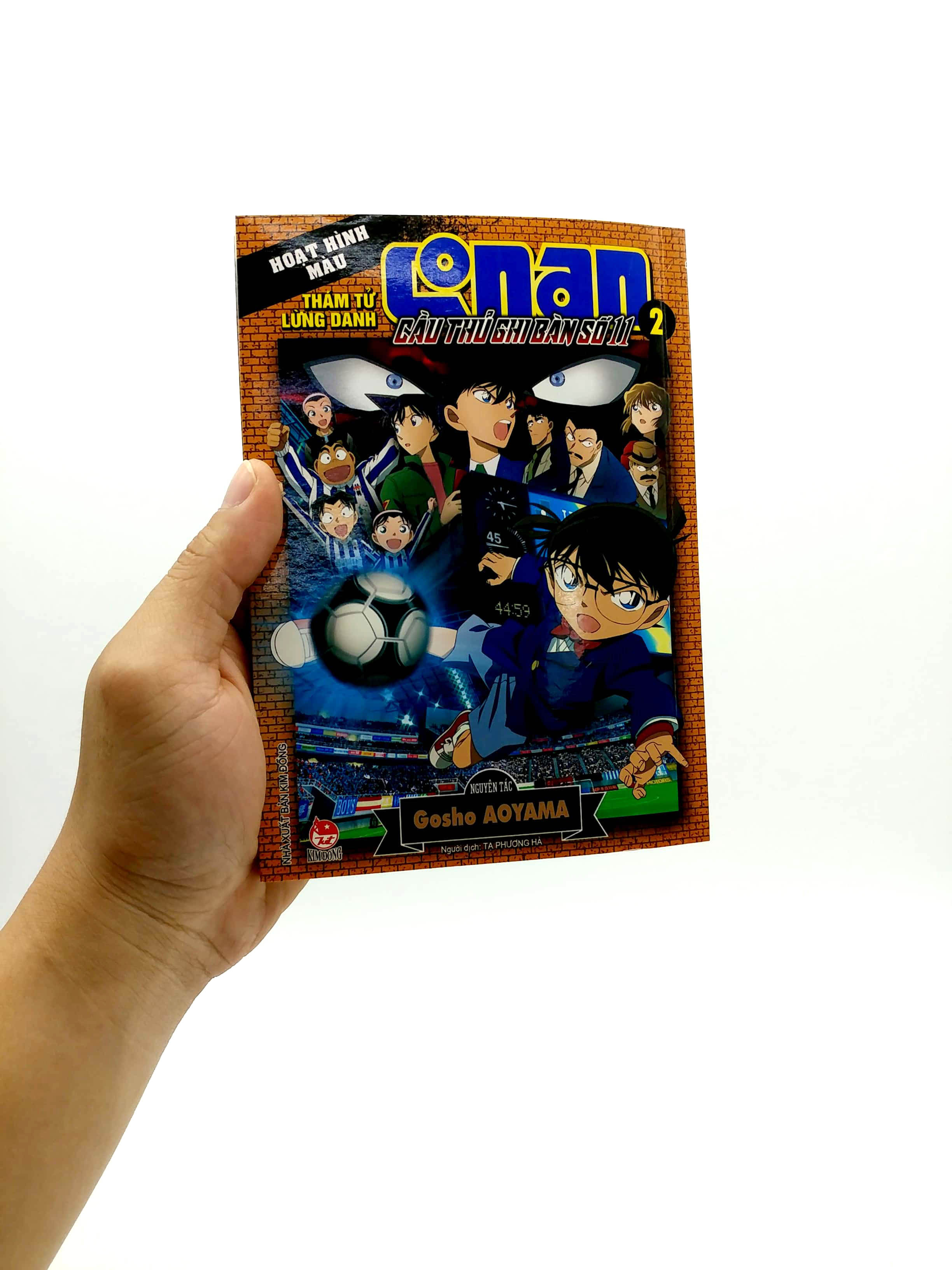 bộ thám tử lừng danh conan - hoạt hình màu - cầu thủ ghi bàn số 11 - tập 2 (tái bản 2023)