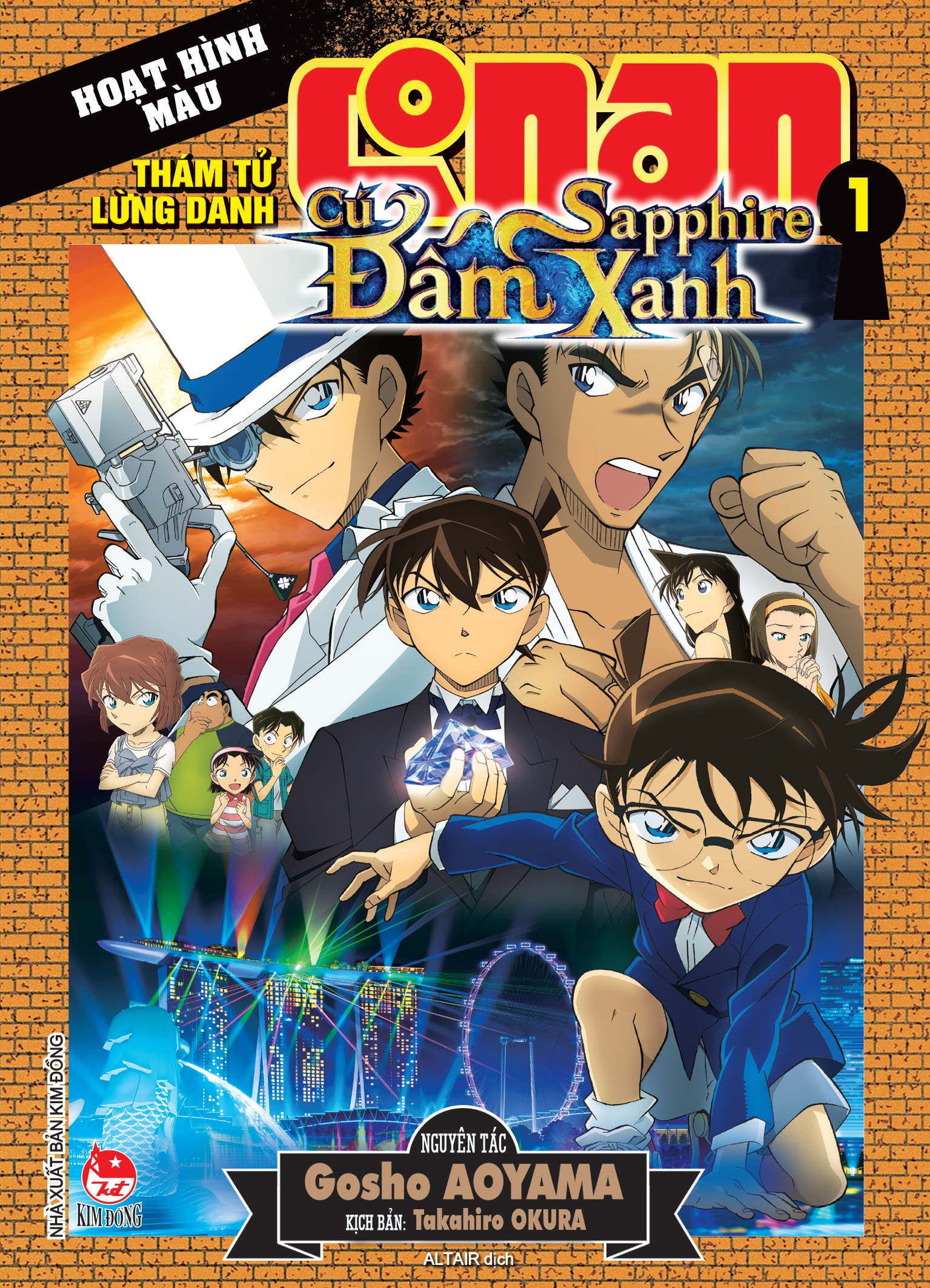 Bo
						
										
										Tham Tu Lung Danh Conan - Hoat Hinh Mau - Cu Dam Sapphire Xanh - Tap 1