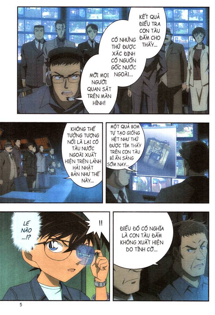 bộ thám tử lừng danh conan - hoạt hình màu - cuộc điều tra giữa biển khơi - tập 2 (tái bản 2020)