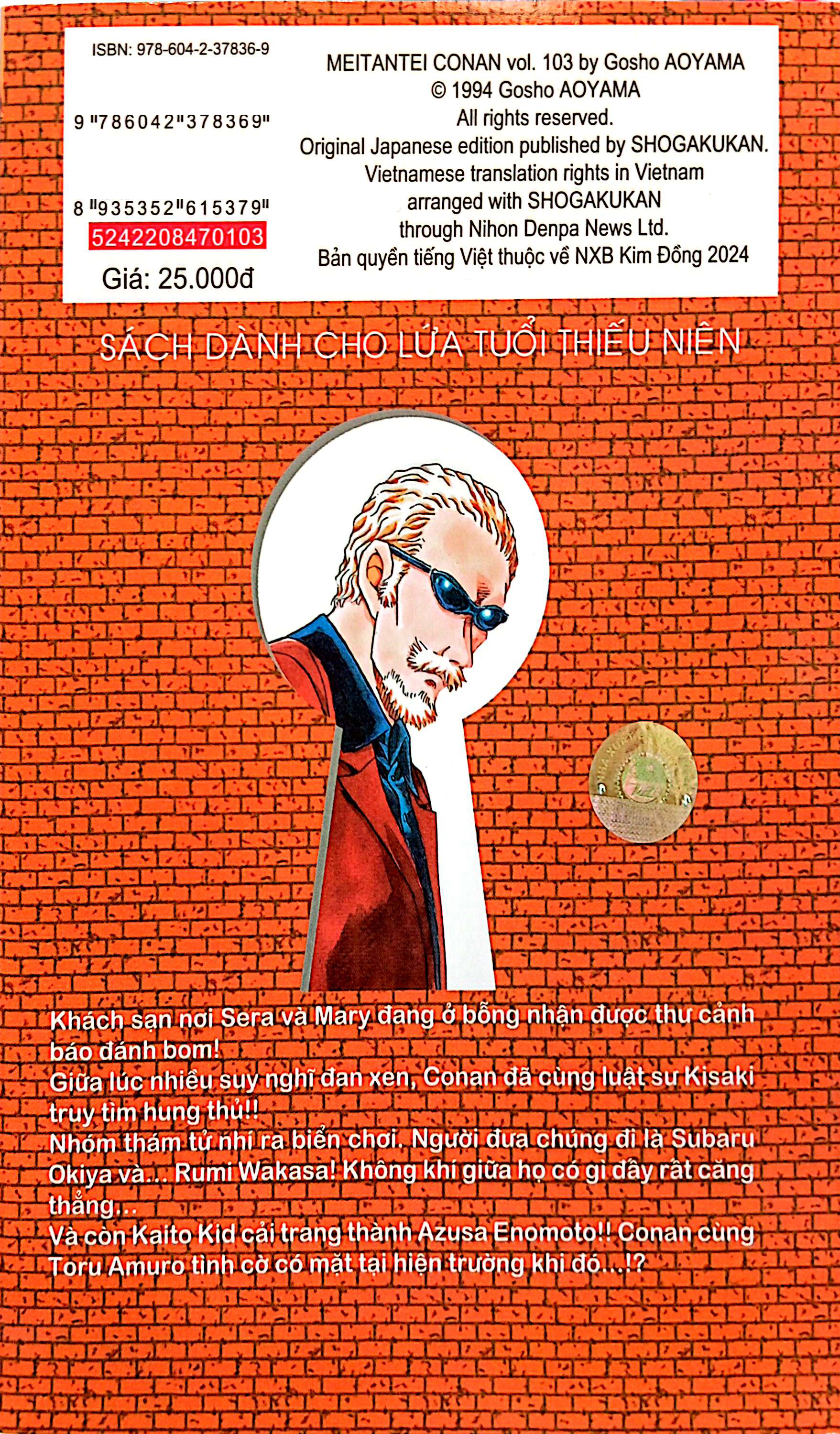 Bo
						
										
										Tham Tu Lung Danh Conan - Tap 103