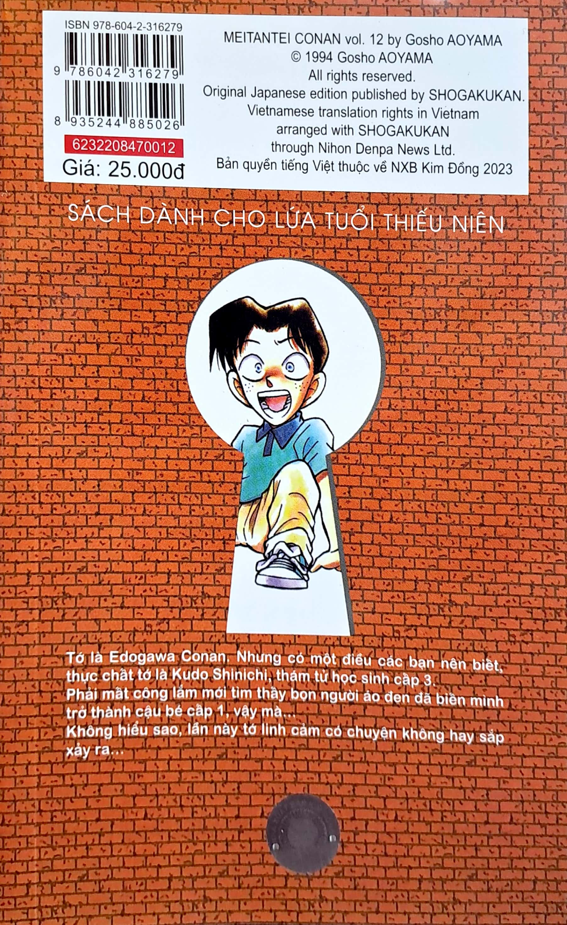 bộ thám tử lừng danh conan - tập 12 (tái bản 2023)