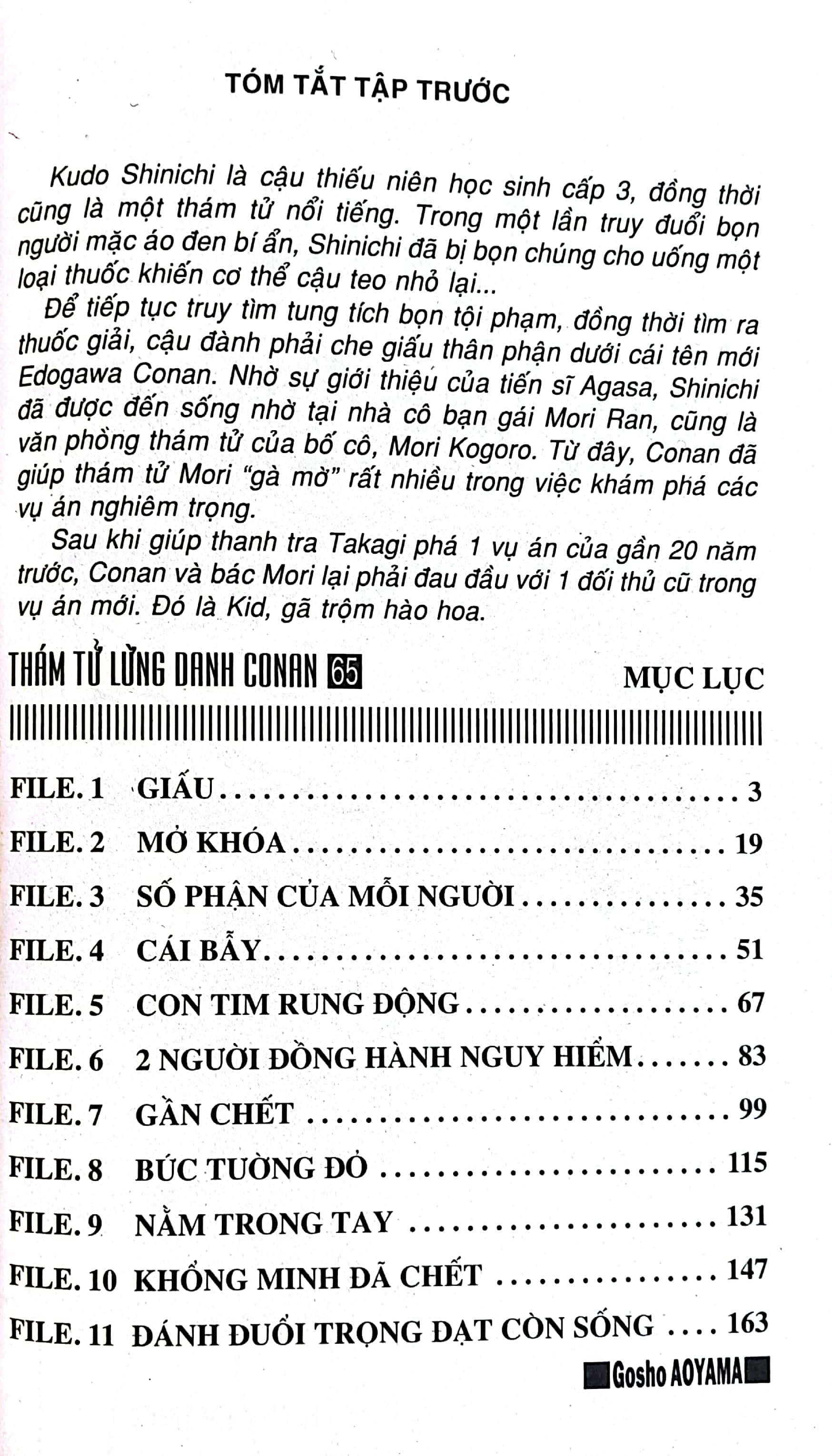 bộ thám tử lừng danh conan - tập 65 (tái bản 2023)