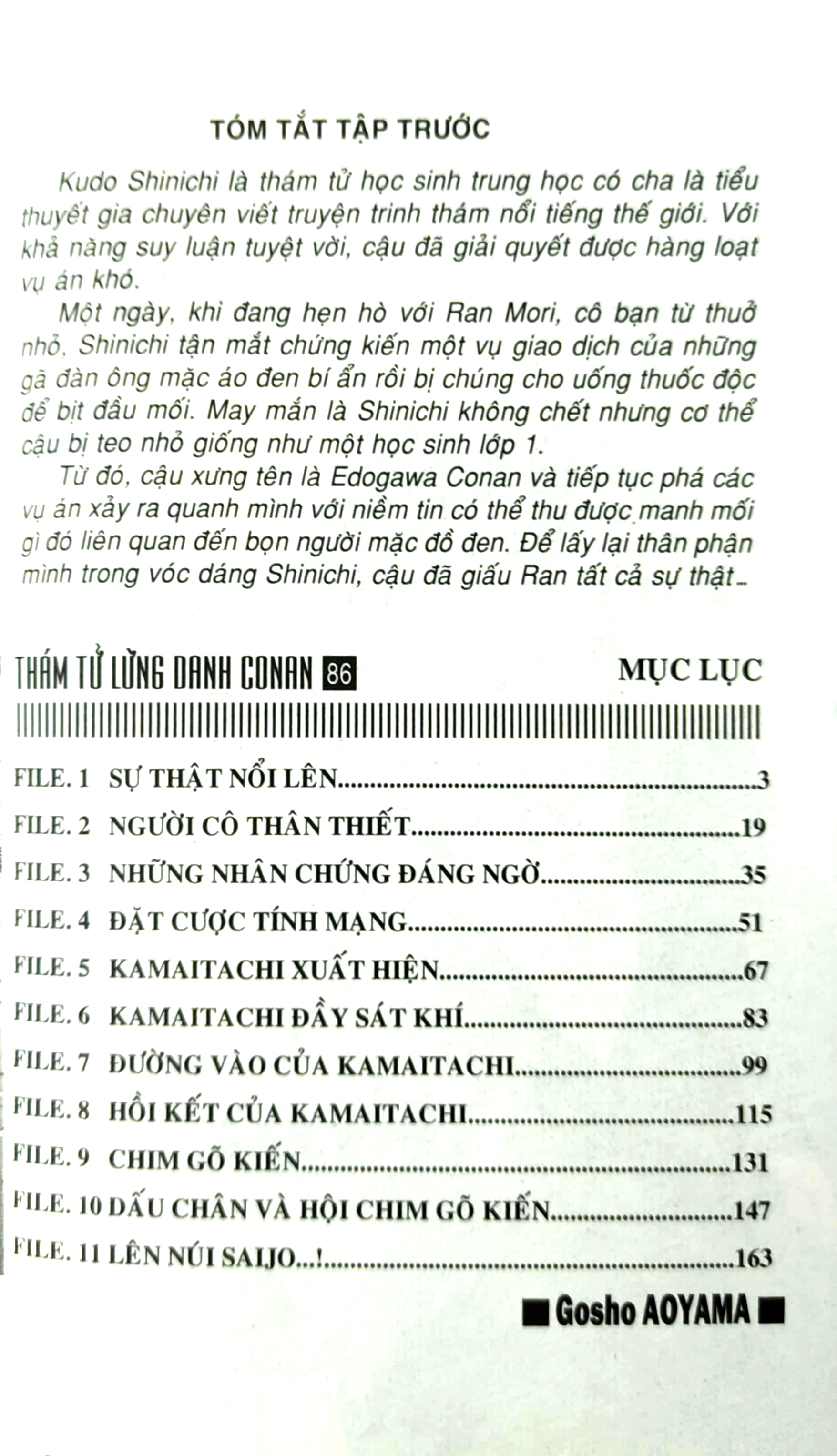bộ thám tử lừng danh conan - tập 86 (tái bản 2023)