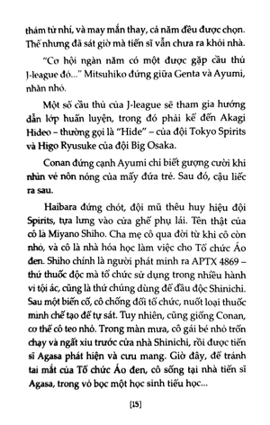 bộ thám tử lừng danh conan - tiểu thuyết - cầu thủ ghi bàn số 11